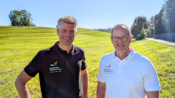 Die beiden Leiter des Bewegungszentrums Allgäu, Privatdozent Dr. Markus Bormann (l.) und Dr. Steffen Vennemann (r.). | © Foto: Dominique Roth | Kliniken Ostallgäu-Kaufbeuren